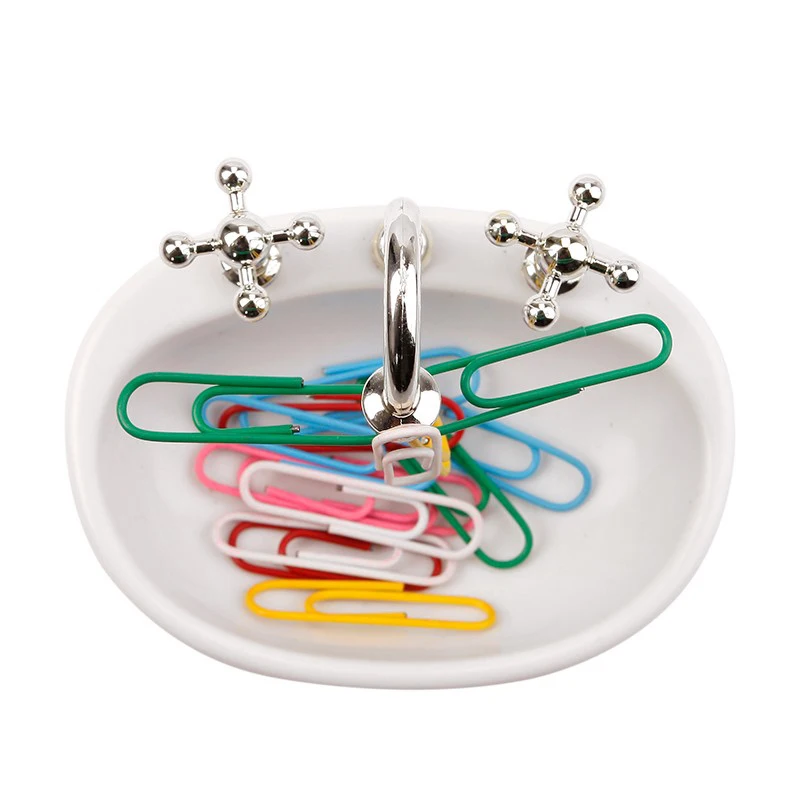 BGCS-Paper Clip Holder - Kitchen Sink Design | Канцтовары для офиса и дома