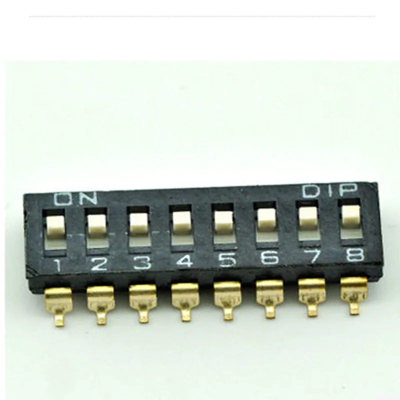 8 p соединительный циферблат переключатель с кодом восемь соединений 2 54 мм черный