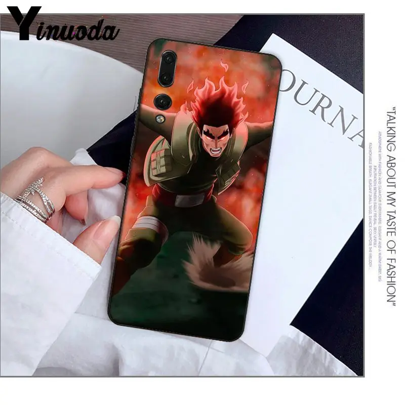 Умный чехол Yinuoda Naruto черный мягкий для телефона Huawei P9 P10 Plus Mate9 Mate10 Lite P20 Pro Honor10 View10 |