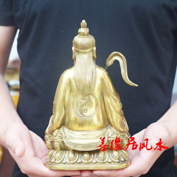 HOME family exorcise evil spirits Bless Safety efficacious Talisman # Taoism GOD Lord Lao Zi Laojun FENG SHUI Brass statue | Дом и сад