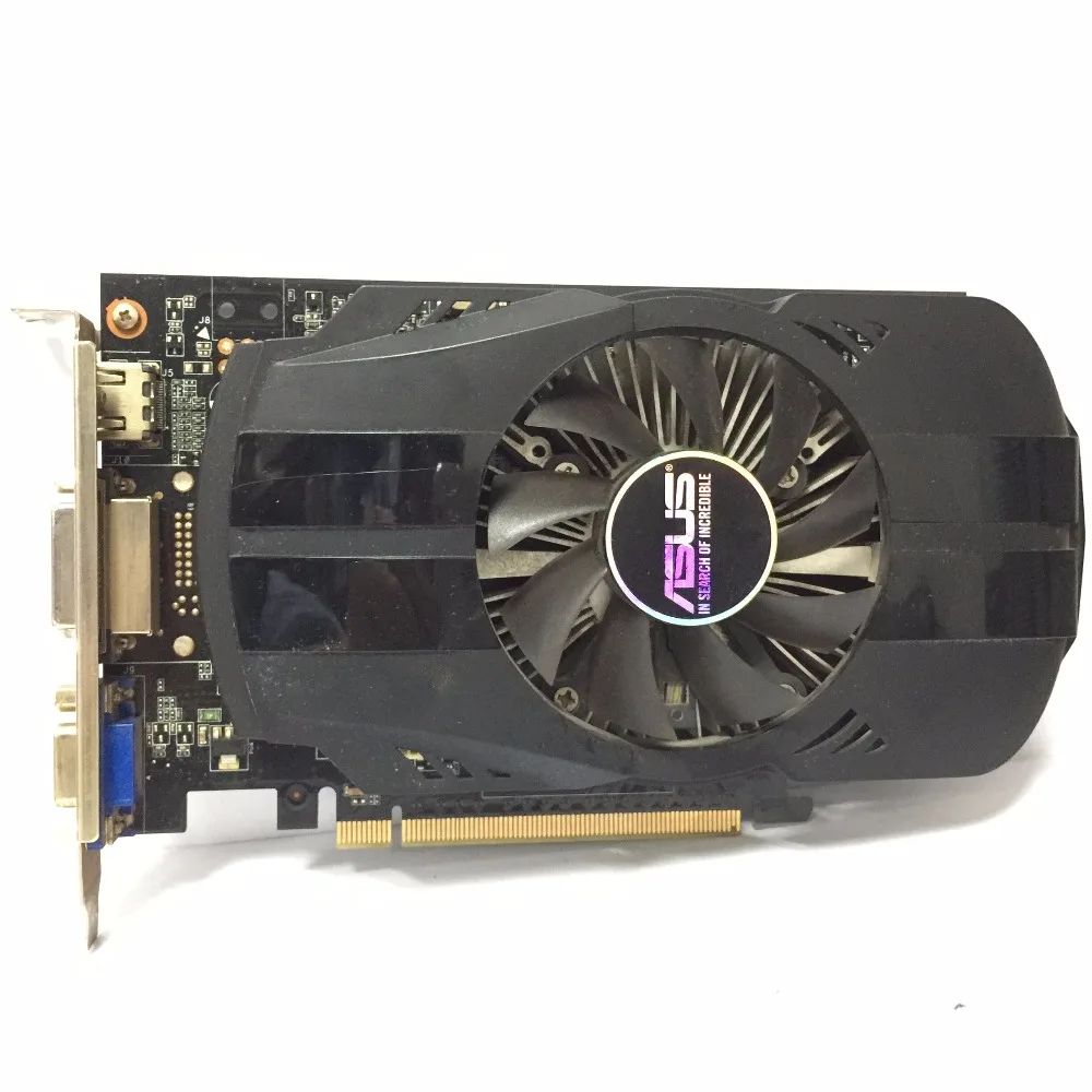 Asus GTX750TI GTX 750TI 2 Гб D5 DDR5 128 бит ПК настольный PCI Express 3 0 компьютерная графика 2G