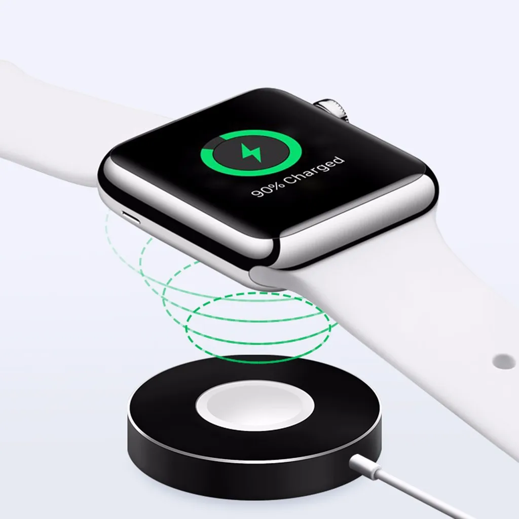 3 в 1 Беспроводной Зарядное устройство быстрой зарядки AirPower для iWatch для iPhone для Airpods алюминиевый сплав DC5V/2A DC9V/1.67A D52mm H12mm