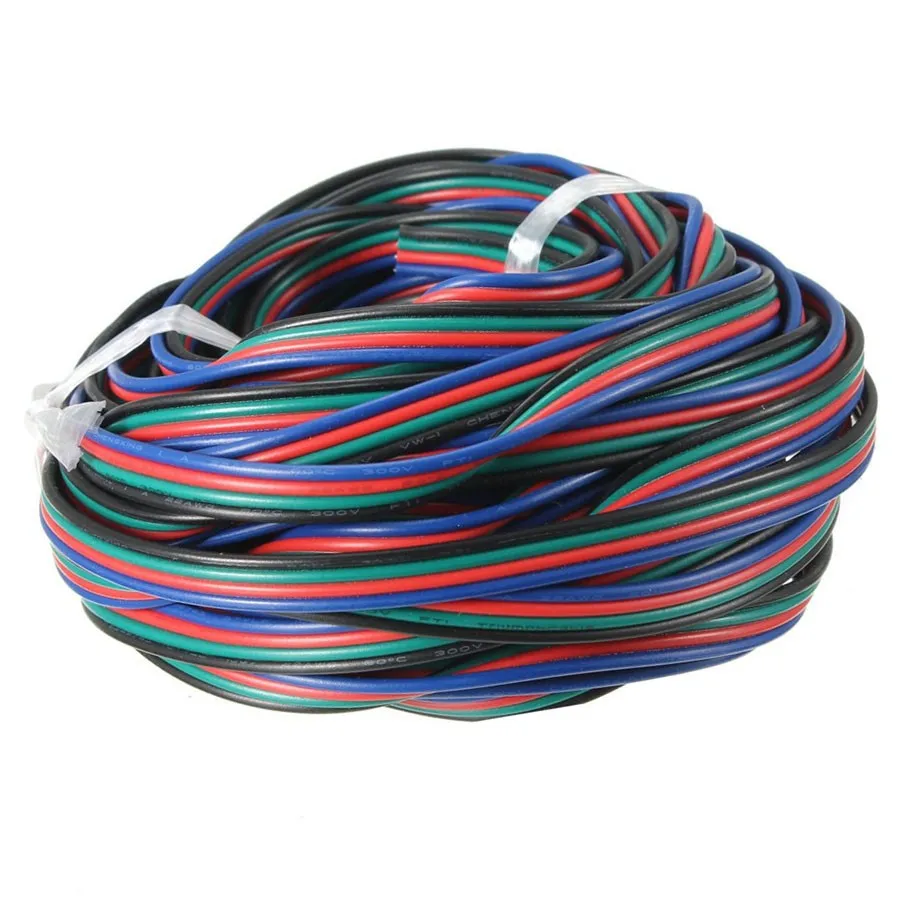 Экспорт 4 spell Pin led удлинитель Кабель RGB 18/20/22AWG в наличии|cable rgb|cable rgbcable rgb |