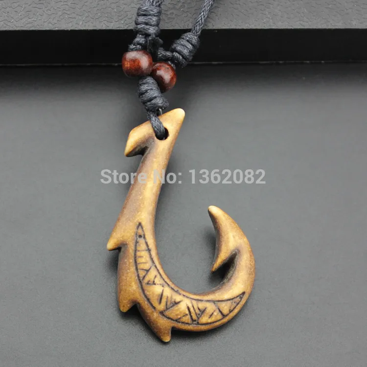 Подвеска с крючком имитация кости яка ожерелье из амулет MN429|necklace sterling|necklace pennecklace