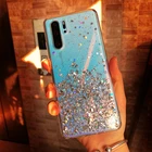 Роскошный силиконовый блестящий чехол для Huawei P30 pro, ударопрочный чехол из ТПУ с блестящими звездами для женщин и девочек, Модный чехол P30pro