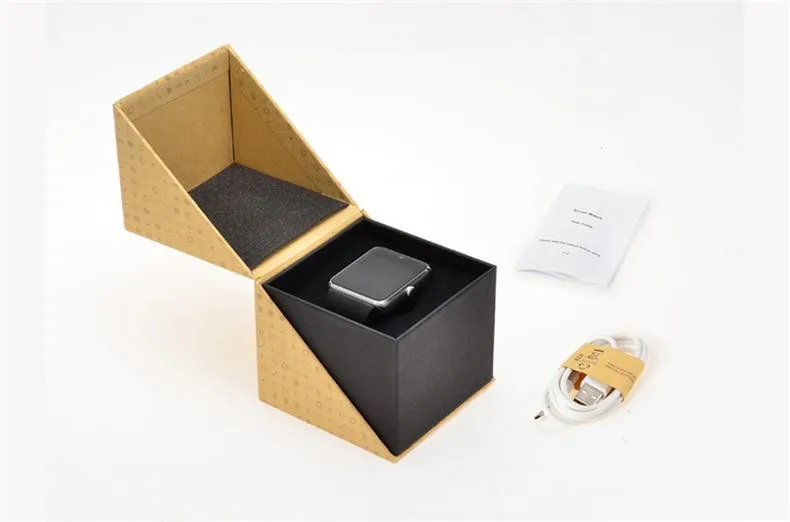 Смарт-часы GT08, синхронизация, уведомления, поддержка sim-карты, Bluetooth, подключение IOS, Android, телефон, mp3 музыкальный плеер