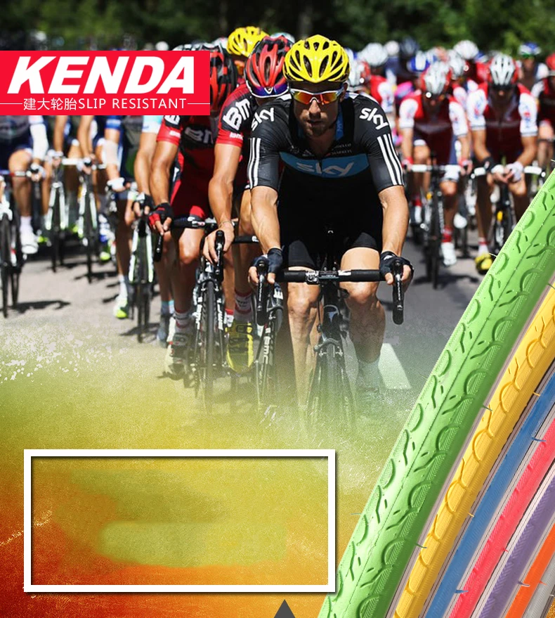 Kenda цветные велосипедные шины 700 700* 28C с фиксированной передачей шины для шоссейных велосипедов 700C pneu bicicleta сверхлегкие велосипедные шины 700g Нескользящие