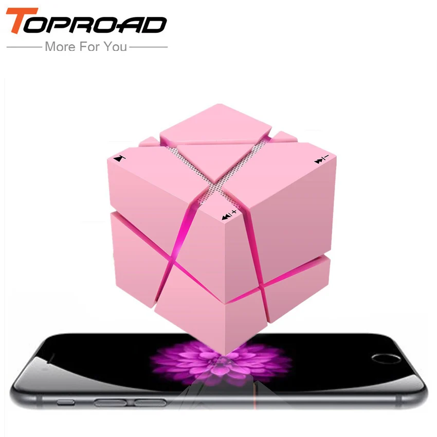 TOPROAD светодио дный светодиодный Bluetooth динамик портативный беспроводной S