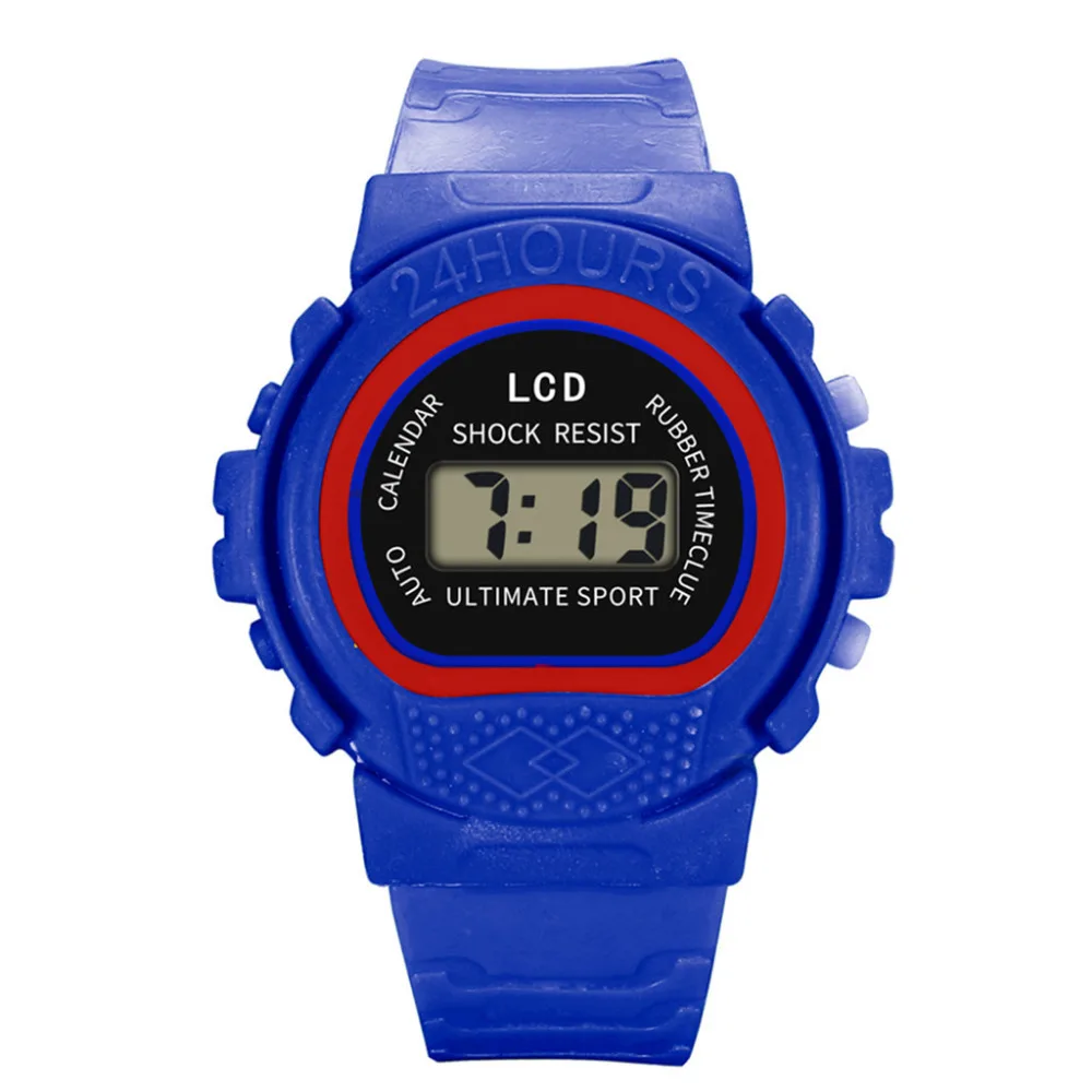 Детские часы для девочек светодиодные электронные водонепроницаемые наручные