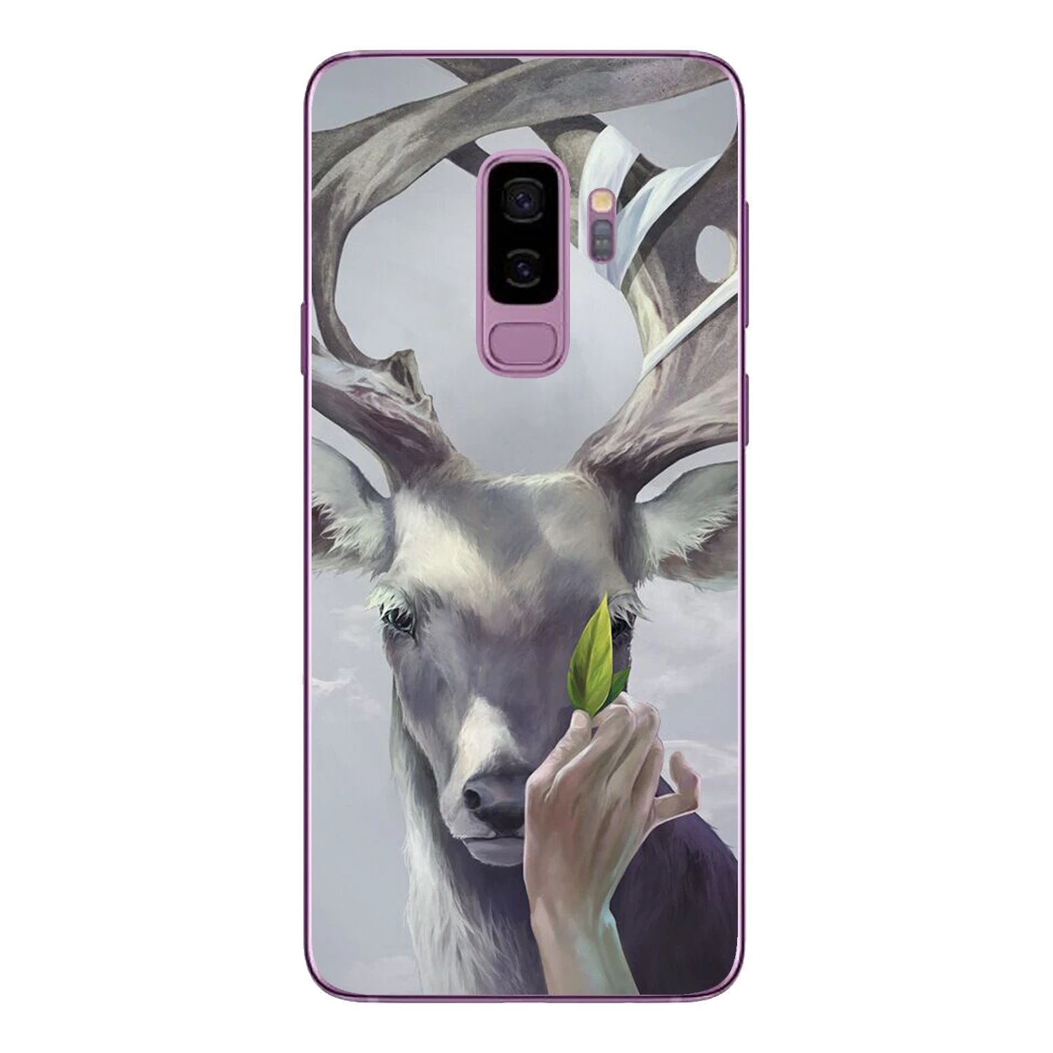 Чехол для Samsung Galaxy S9 Plus мягкий силиконовый чехол 6 2 &quotиз ТПУ с рисунком льва тигра