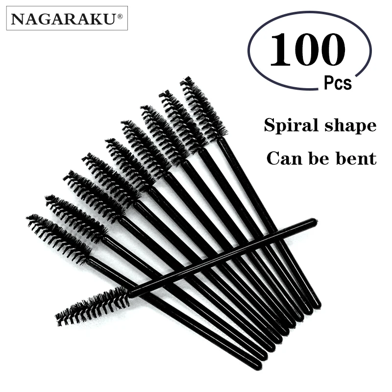 NAGARAKU кисти для макияжа оптовая продажа 100 шт. посылка тушь ресниц одноразовая