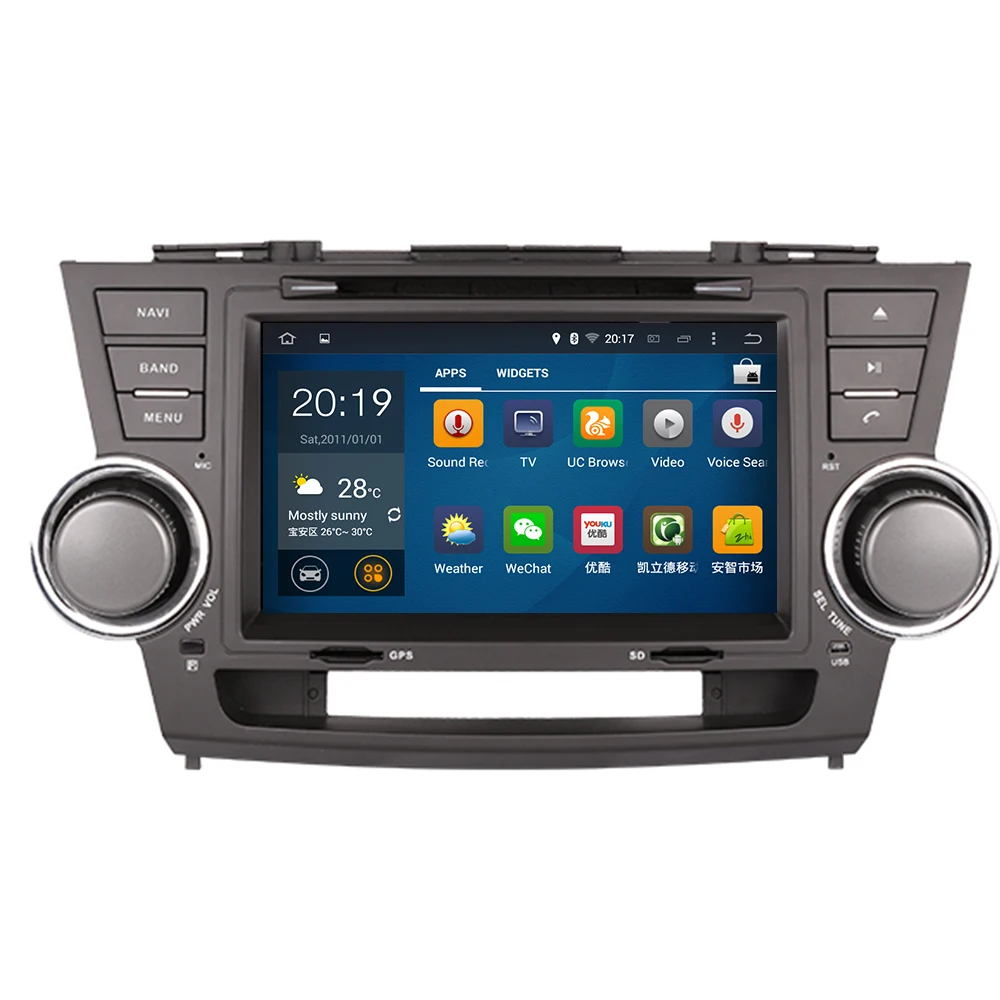 Android10 MAX64 DSP автомобильное радио для TOYOTA HIGHLANDER 2008 + стерео головное устройство SatNav