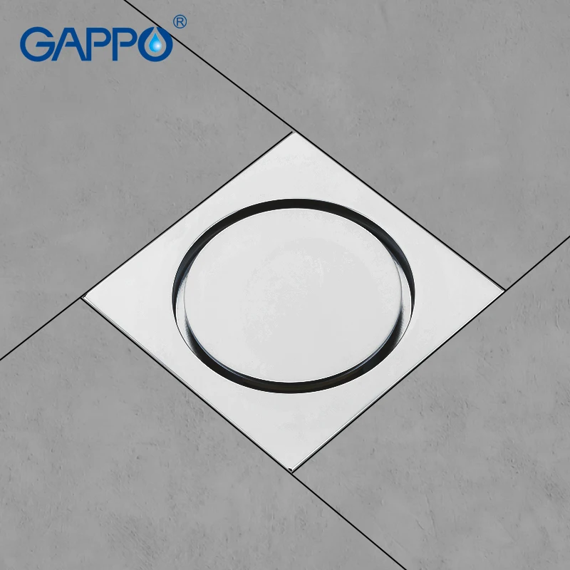 GAPPO дренаж анти-запах пола ванной комнаты душевой сток в полу заглушки для