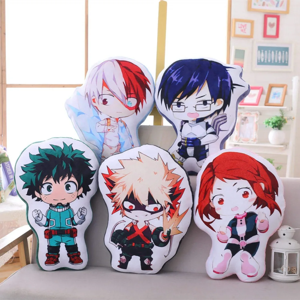 My Hero Academic Аниме Boku Yoh Asakura Katsuki Bakugo Shoto Toooroki мягкая Боевая подушка плюшевая игрушка