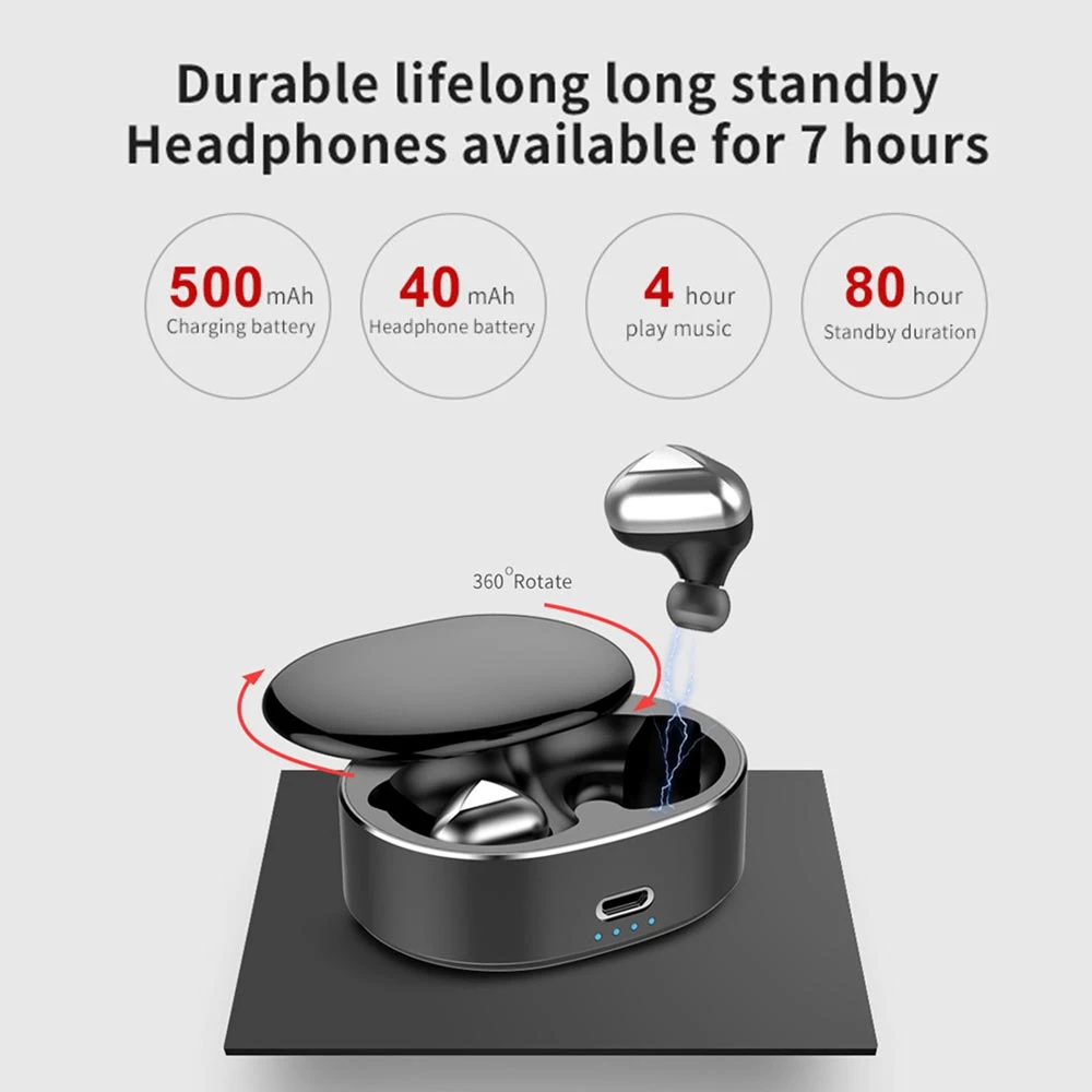 TWS T50 беспроводные наушники Bluetooth 5 0 с бинауральным вызовом гарнитура