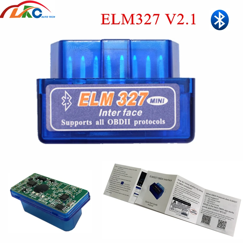 Горячая Распродажа мини сканер ELM 327 АВТО OBDII диагностический инструмент V2.1