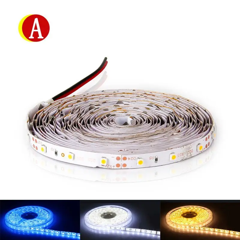 RGB светодиодная лента свет 5 м 60 светодиодов/M 2835 SMD DC12V гибкие Освещение строка