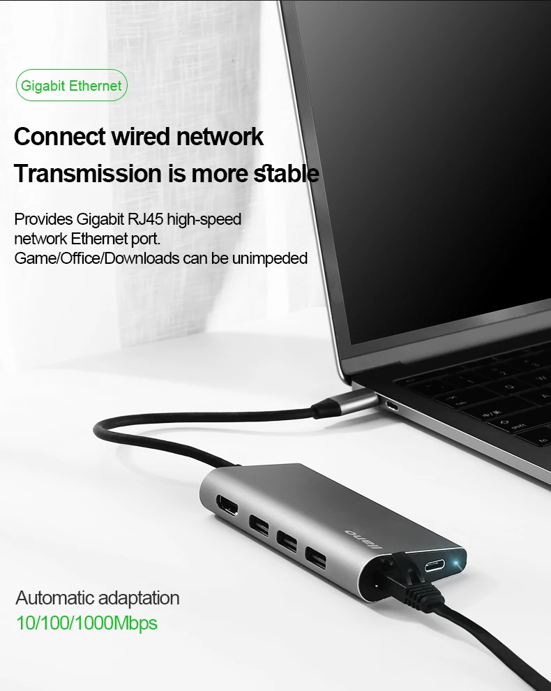 Llano usb c концентратор usb разветвитель usb3.0 Тип c hdmi RJ45 Thunderbolt 3 usb verteiler для samsung S9/S8 huawei P20 macbook hdmi концентратор