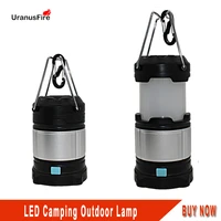 uranusfire camping light usb rechargeable collapsible outdoor lantern lighting 18650 portable hand lamp camping hiking light