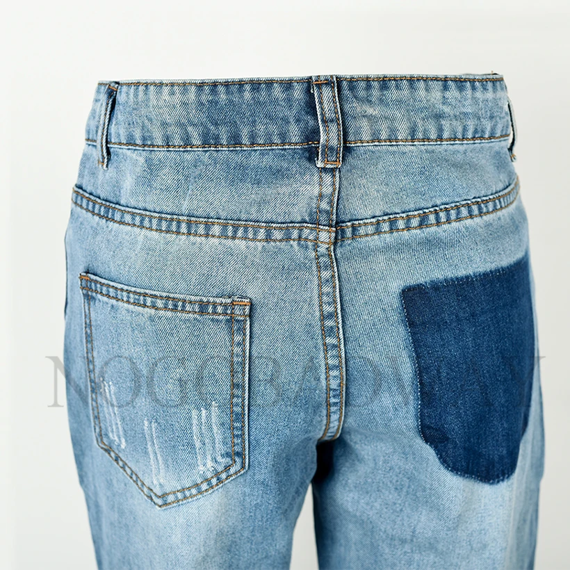 Женские джинсы-бойфренды с боковой полосой сезон осень-лето прямые джинсовые