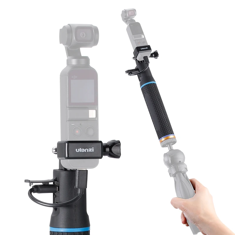 2019 Handheld Power Bank Battery Hand Grip Extension Monopod for Gopro Hero DJI Osmo Pocket Action with Ulanzi V2|Чехлы для