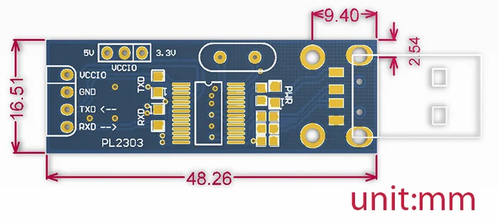5 шт./PL2303 USB UART Board (тип A) для решения с разъемом типа A | Компьютеры и офис