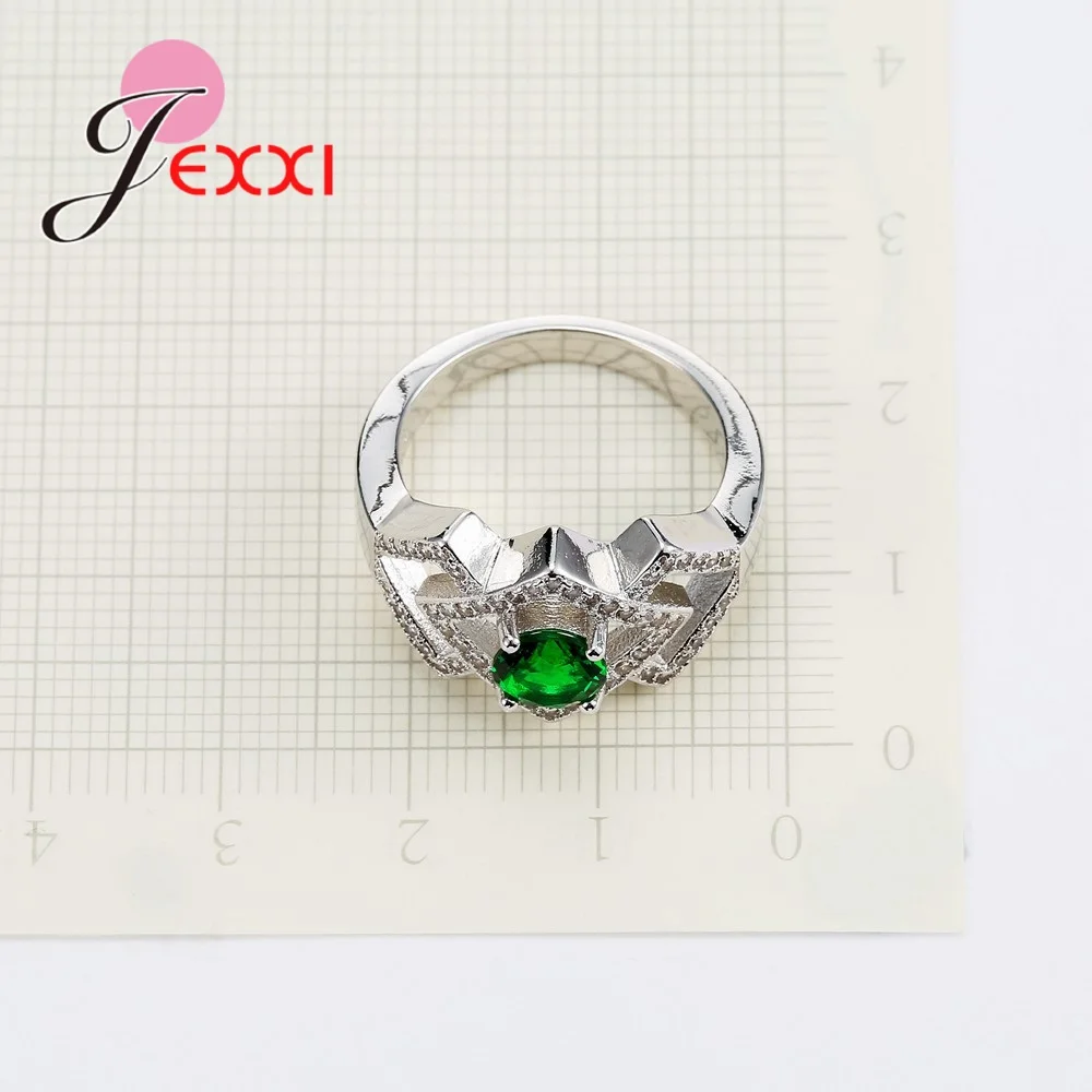

RetroFashion Hollow Out Geometric 925 Sterling Silver Party Rings For Women Girls Jewelry Mujer Bague Femme Anillos