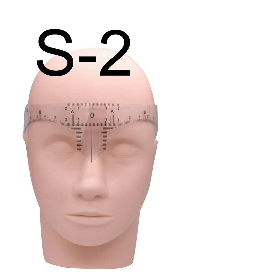 Микроблейдинг многоразовый макияж бровей мера Руководство линейка перманентные