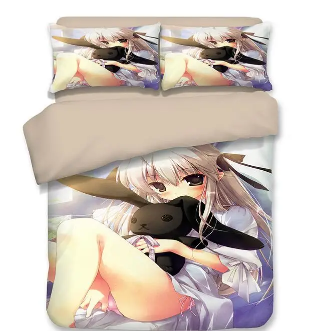 12 Сексуальный Взрослый Аниме Kasugano Sora японский персонаж пододеяльник Твин Полный Королева супер король один двойной размер постельные принадлежности Indoorsman - Цвет: 12