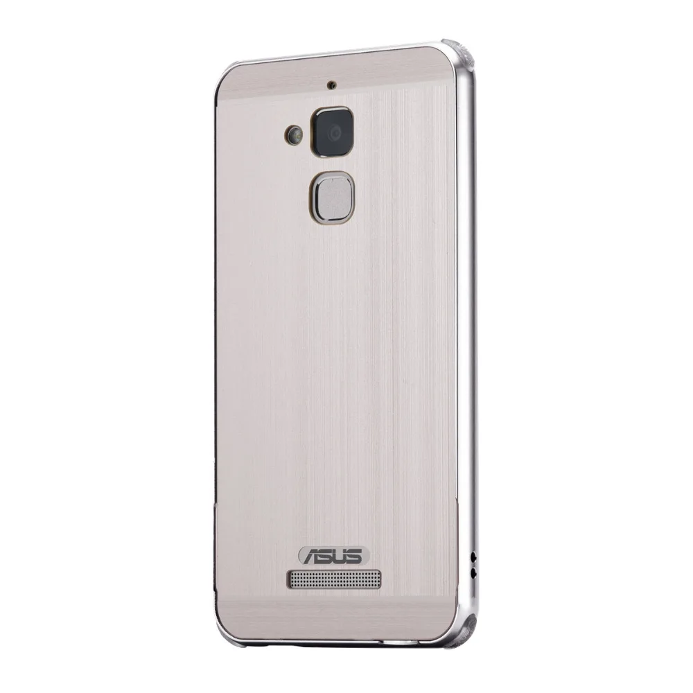 Акриловый чехол для ASUS Zenfone3 max ZC520TL с электрическим покрытием металлической рамой