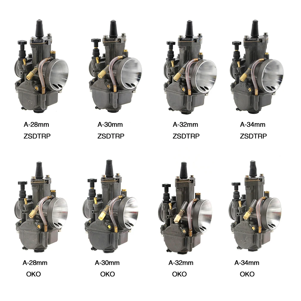 Карбюратор Alconstar PWK OKO 28 мм 30 32 34 для мотоцикла гоночный карбюратор скутера