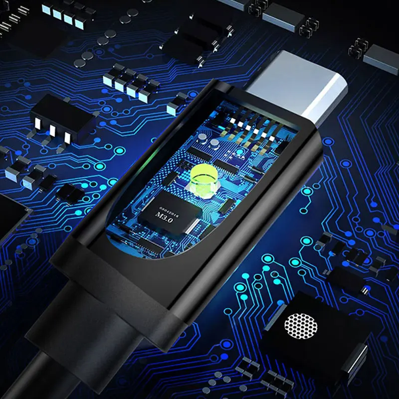 1 шт. 2 в кабель для передачи данных Type C на USB 3 Gen2 зарядный шнур м EM88|Кабели данных| |