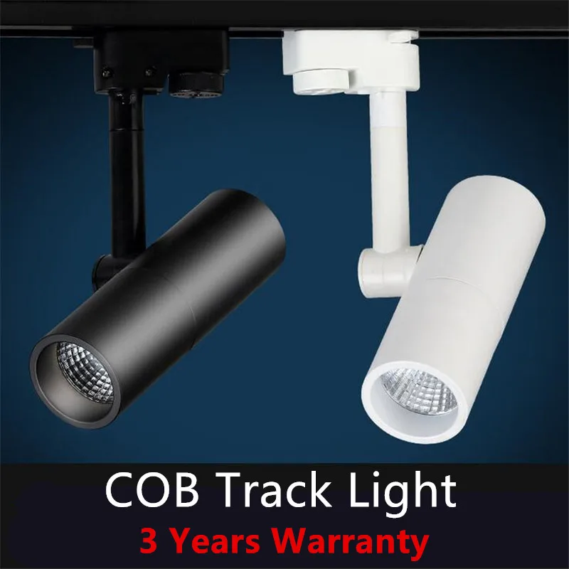 10 шт./лот светодиодная подсветка 7 Вт 15 COB Rail Lights Spotlight равная 150 галогенная лампа