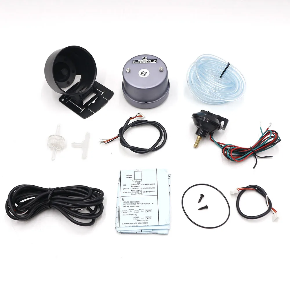 Автомобильный Турбокомпрессор CNSPEED измеритель давления в черном и белом цвете с