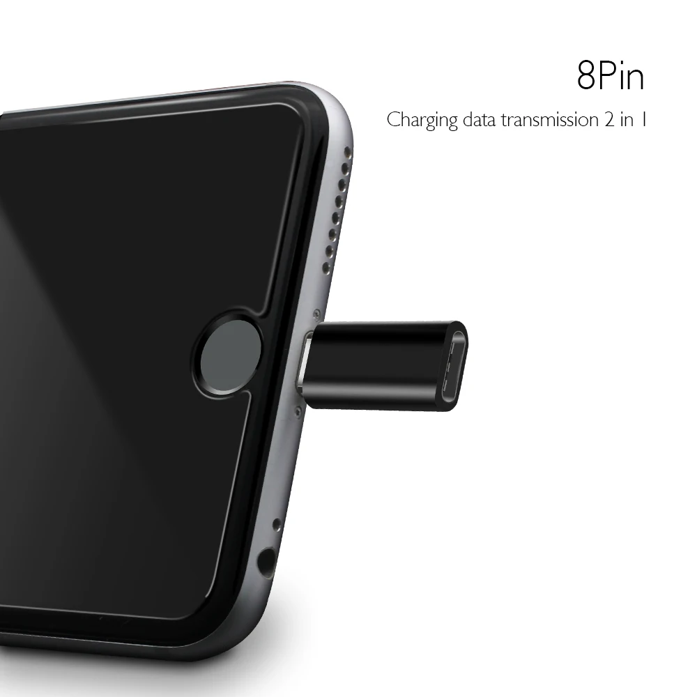 2 шт. Usb OTG type C сплиттер adaptador для Apple iPhone 7 8 Plus X Xr Se кабель адаптер для наушников зарядное устройство и аудио