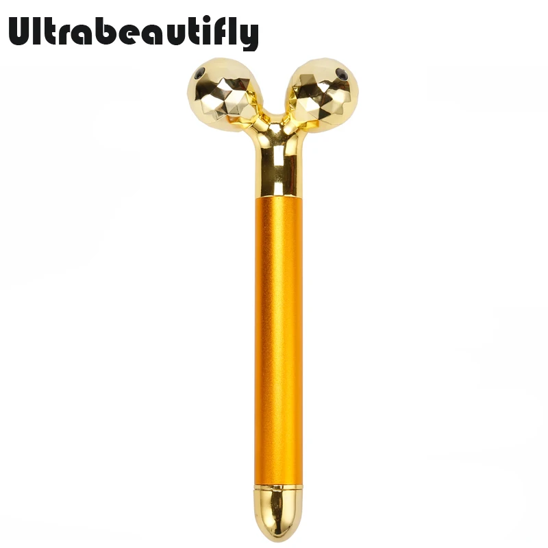 Высокочастотный роликовый массажер для лица 24 к | Красота и здоровье