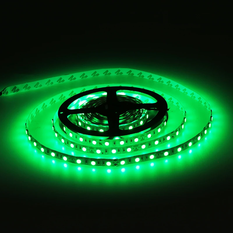 Зеленый RGB светодиодные ленты 5050 SMD 5 м 300 светодиодный s гибкие не водопроницаемые светодиодные пленка высокого качества SMD Светодиодная лента для украшения дома - Испускаемый цвет: Зеленый