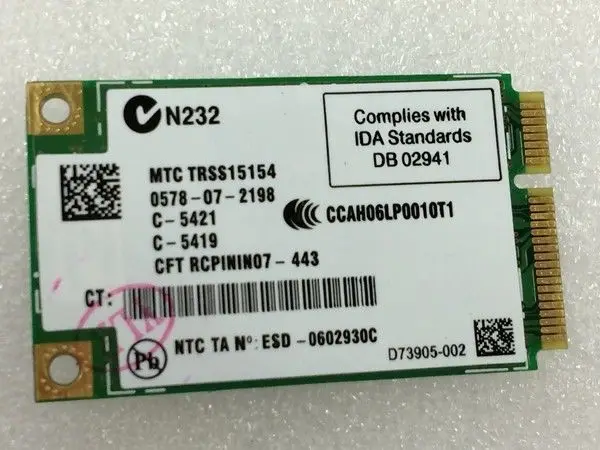 

Wireless WiFi 4965AGN Mini PCI-E Adapter WLAN Card 300Mbps Intel for DELL PRECISION M6300 M6400 M4400 N7260 N100 N2230 N105 N135