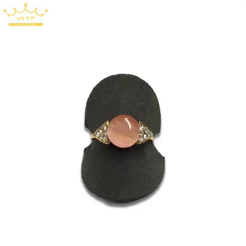 Бесплатная доставка ювелирные изделия кожа овечья 25 шт./лот кольцо стойка серьги