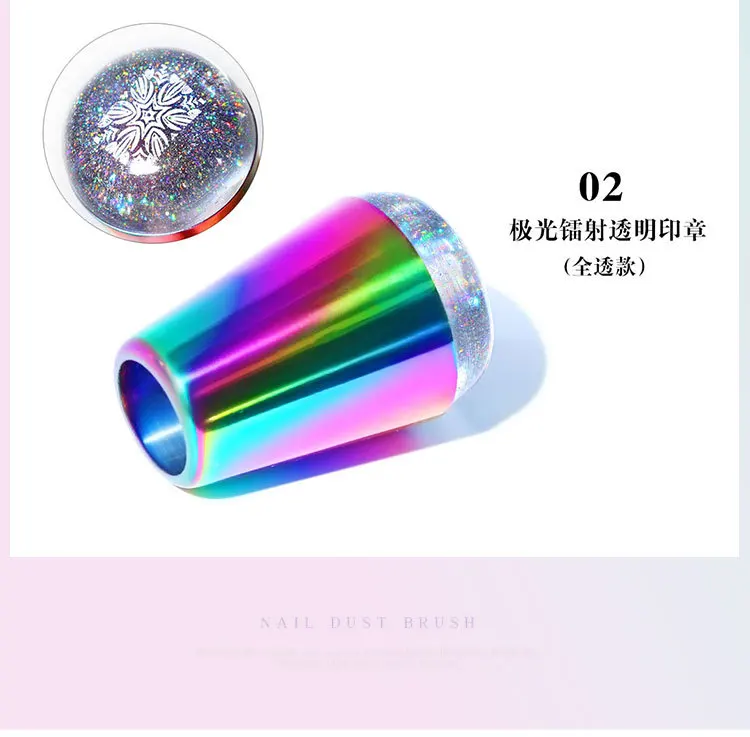 Nail Art Stamper красочная силиконовая Мягкая Печать штамповка штамп штамповка Пластина Печать ногтей Stamper