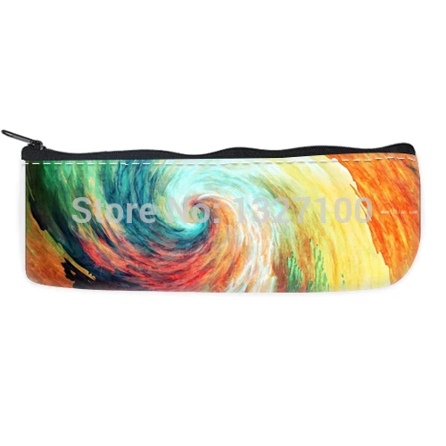 surprised gift rainbow swirl Custom Pencil Case Bag wonderful | Канцтовары для офиса и дома