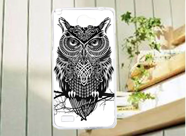 Чехол Крышка для LG L Bello2 Bello 2 II милый Тигр Сова с цветами и башнями design Feather узорами