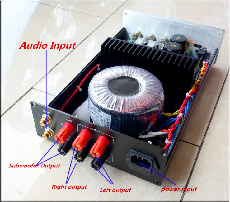 4-8ohm Максимальный выходной ток 15A HiFi LM3886 2 1 канала 68 Вт * + 180 сабвуфер Мощность