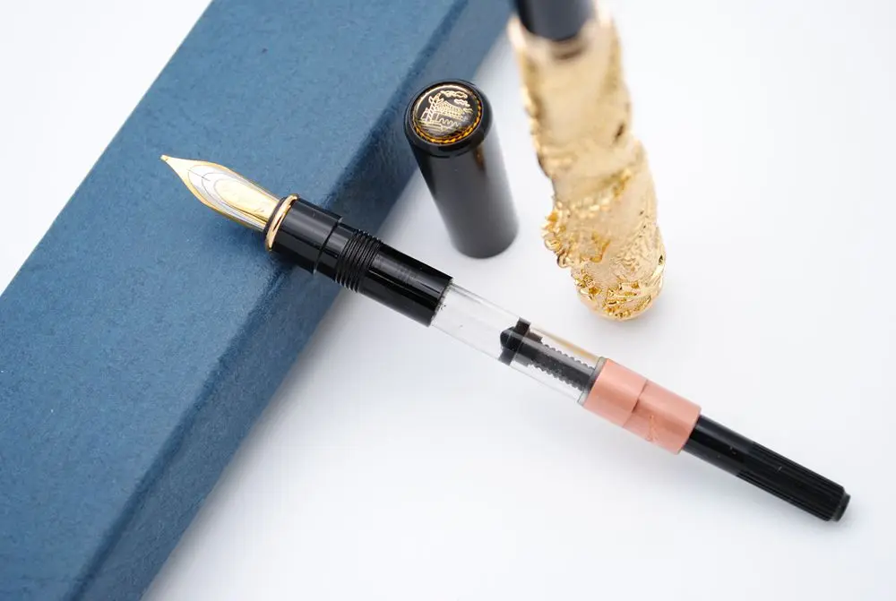 JINHAO Китайский дракон Роскошная перьевая ручка M Nib|Перьевые ручки| |