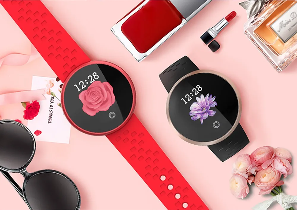 SKMEI модные женские туфли Smart цифровые часы женский период напоминание HeartRate водостойкие часы колории шаг красивые наручные часы B36