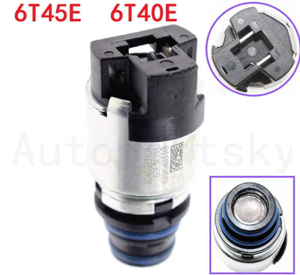 6T45E 6T40E автоматический Электромагнит коробки передач короткие цвет: черный синий