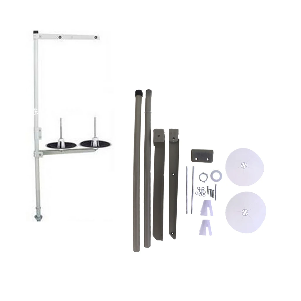 

Industrial Steel Sewing Machine 2 Cone Spool Thread Stand Holder Sewing Tool