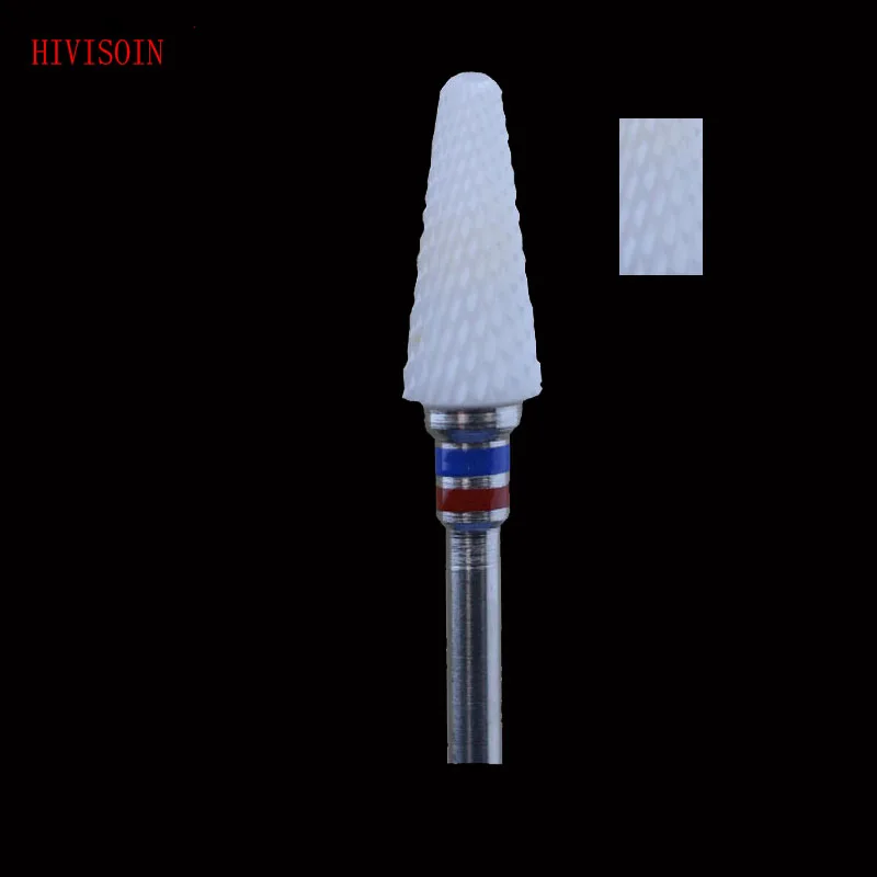 

5Pcs/Lot Conical Shape- Cross Cut - White Zirconia Ceramic Dental Lab Burs - ISO 201(F) 0602.060