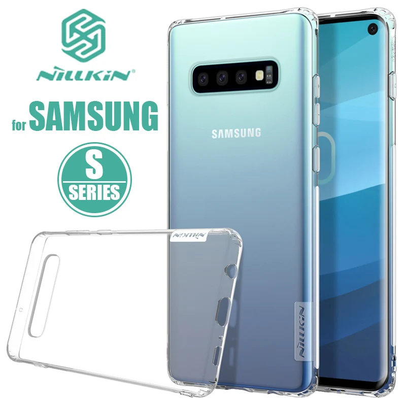 Прозрачный ТПУ чехол NILLKIN для samsung S10 S9 S8 Plus Lite S10E S10Plus прозрачный мягкий на заднюю