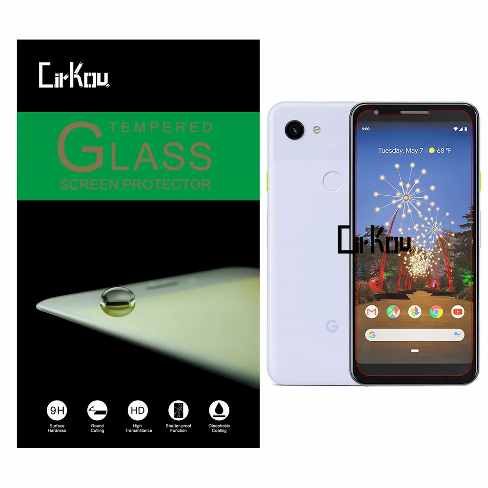 Для Google Pixel 3a cirkou 2.5D 0 33 мм 9Н твердотельный взрывозащищенный 100% закаленное Стекло